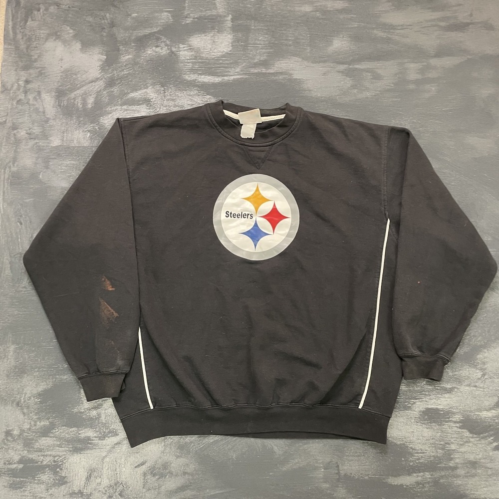 Vintage PIttsburgh Steelers sweatshirt mens Large 2000s y2k NFL
